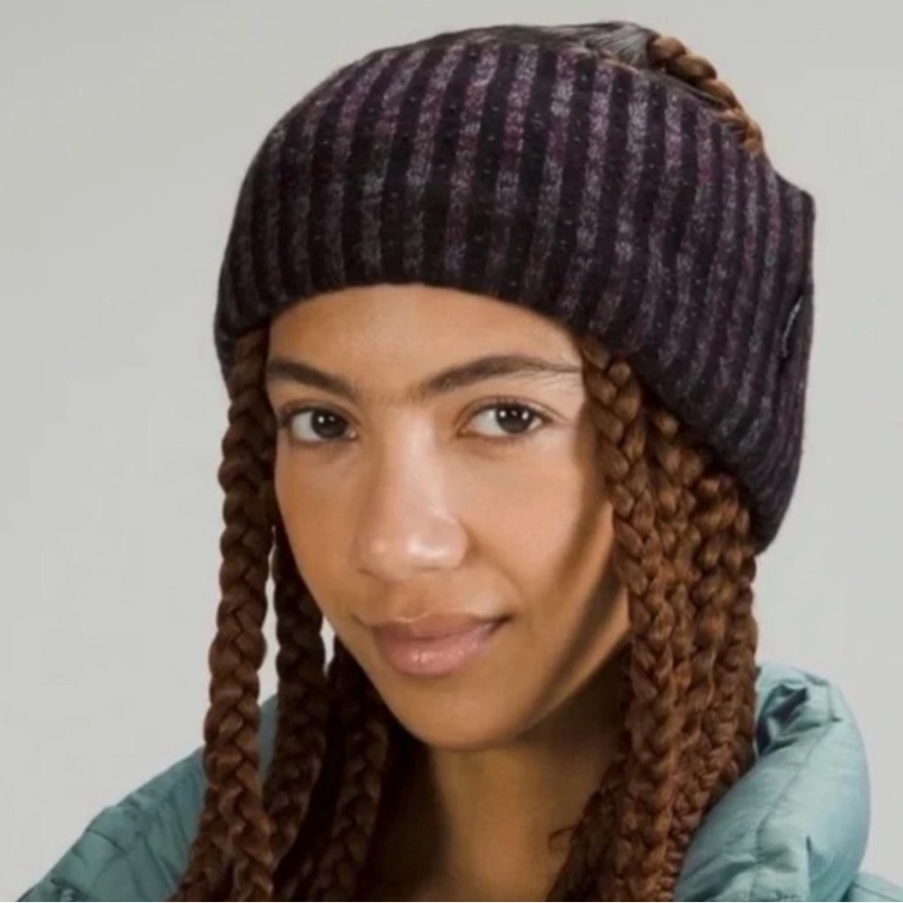 Lululemon Textured Fleece-Lined Knit Ear Warmer